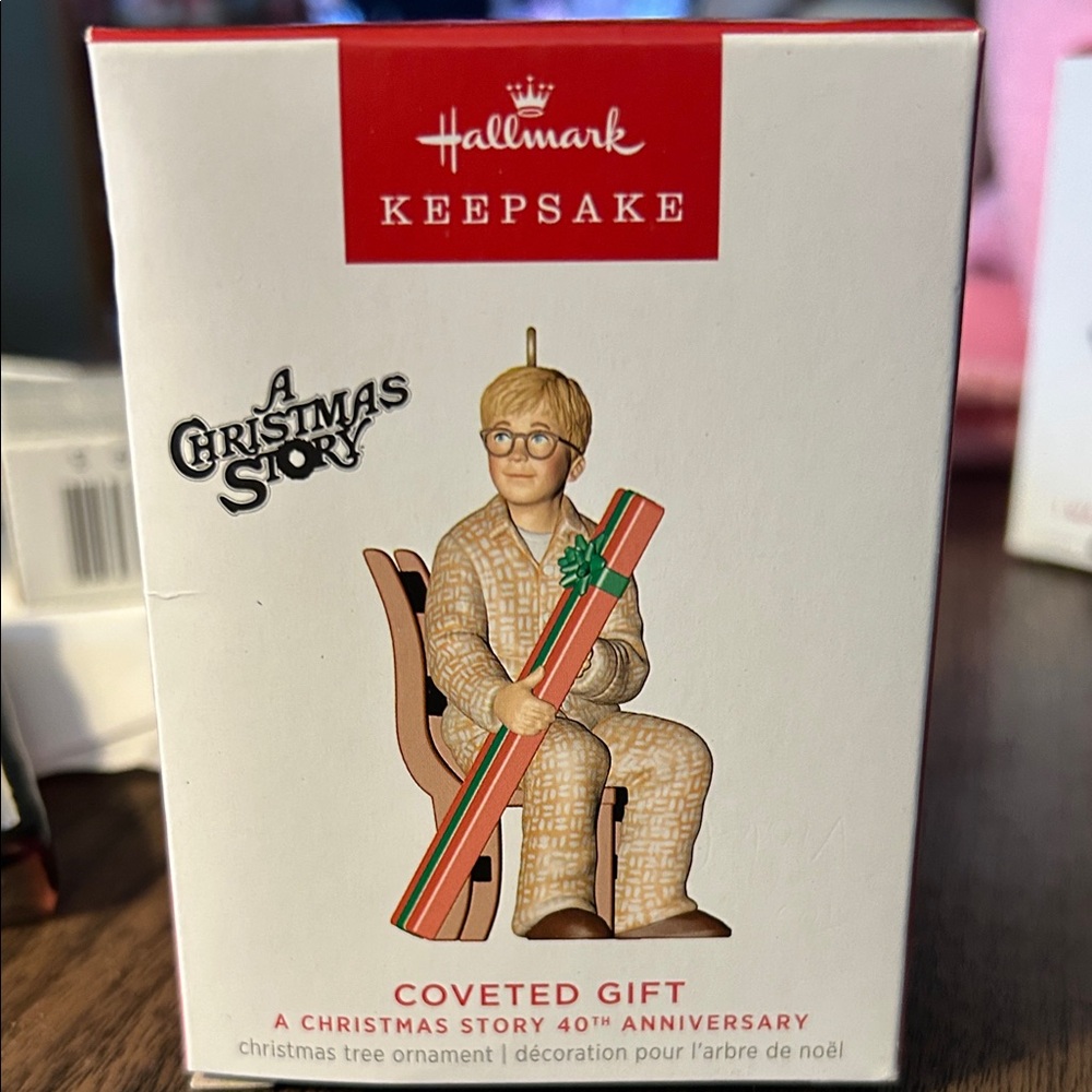 Hallmark Keepsake A Christmas Story 40th Anniversary Ornament - Red and Green